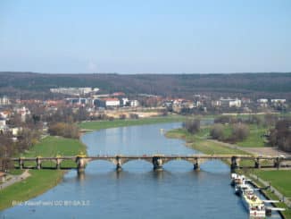 Mit dem Segway über die Albertbrücke