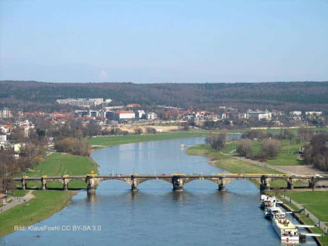 Mit dem Segway über die Albertbrücke