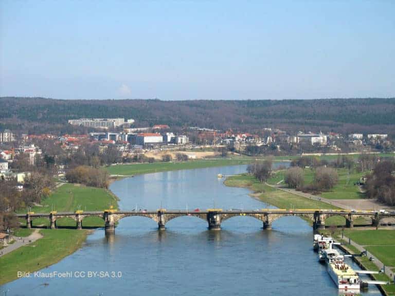 Mit dem Segway über die Albertbrücke