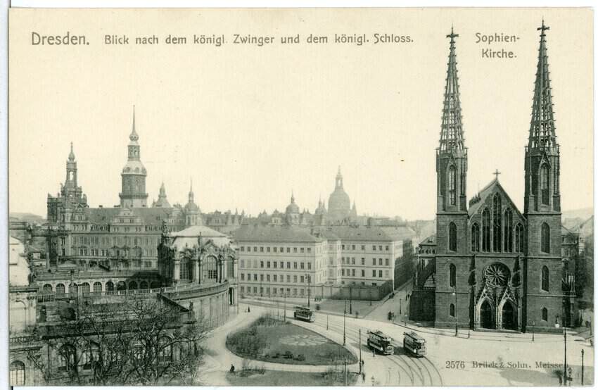 Das Palais im Jahr 1902